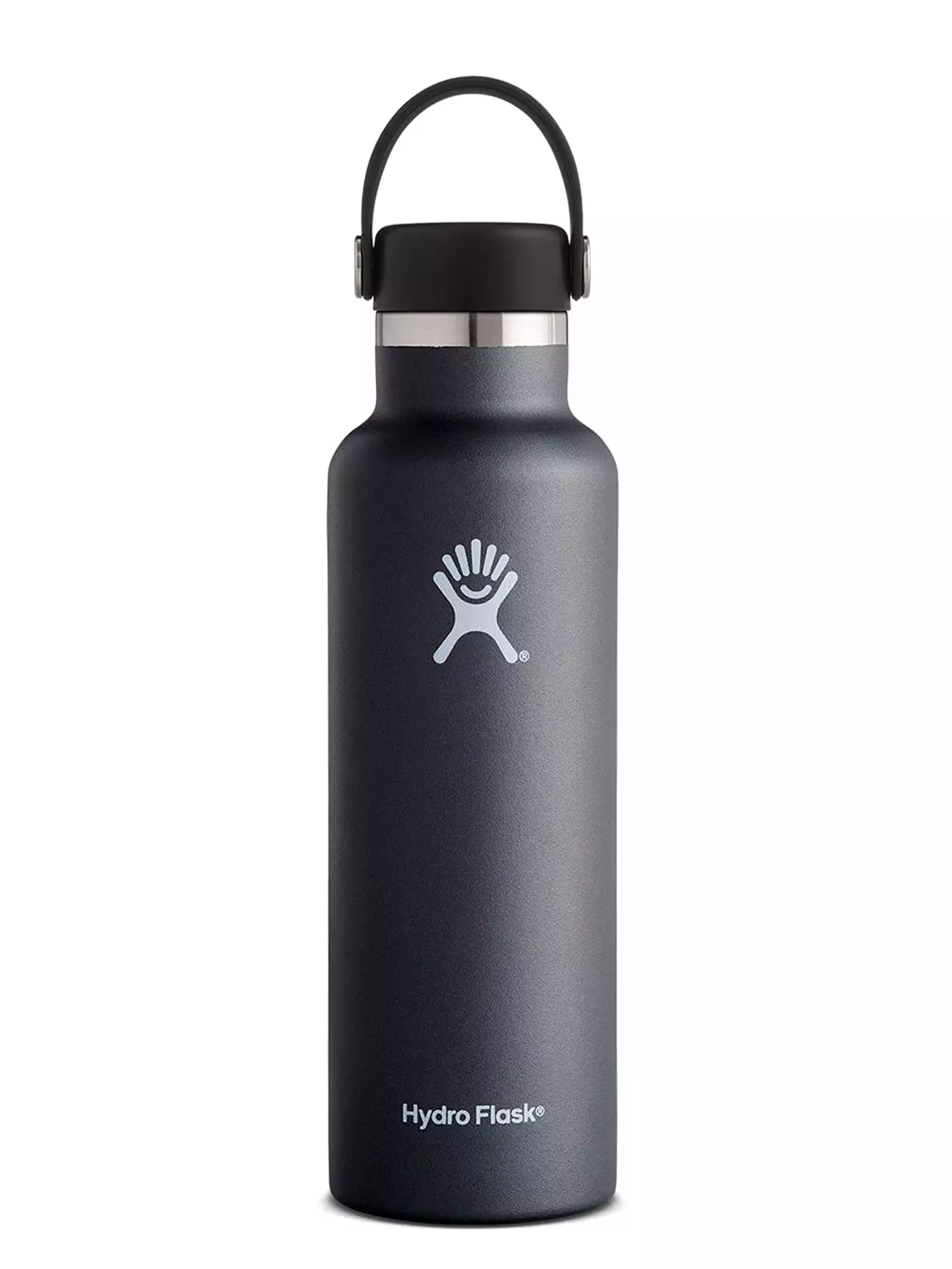 21oz Standard Mouth with Flex Cap Black Bottle