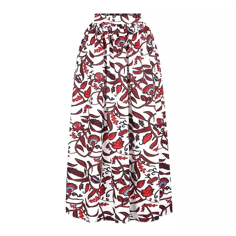 African Print Maxi Skirt