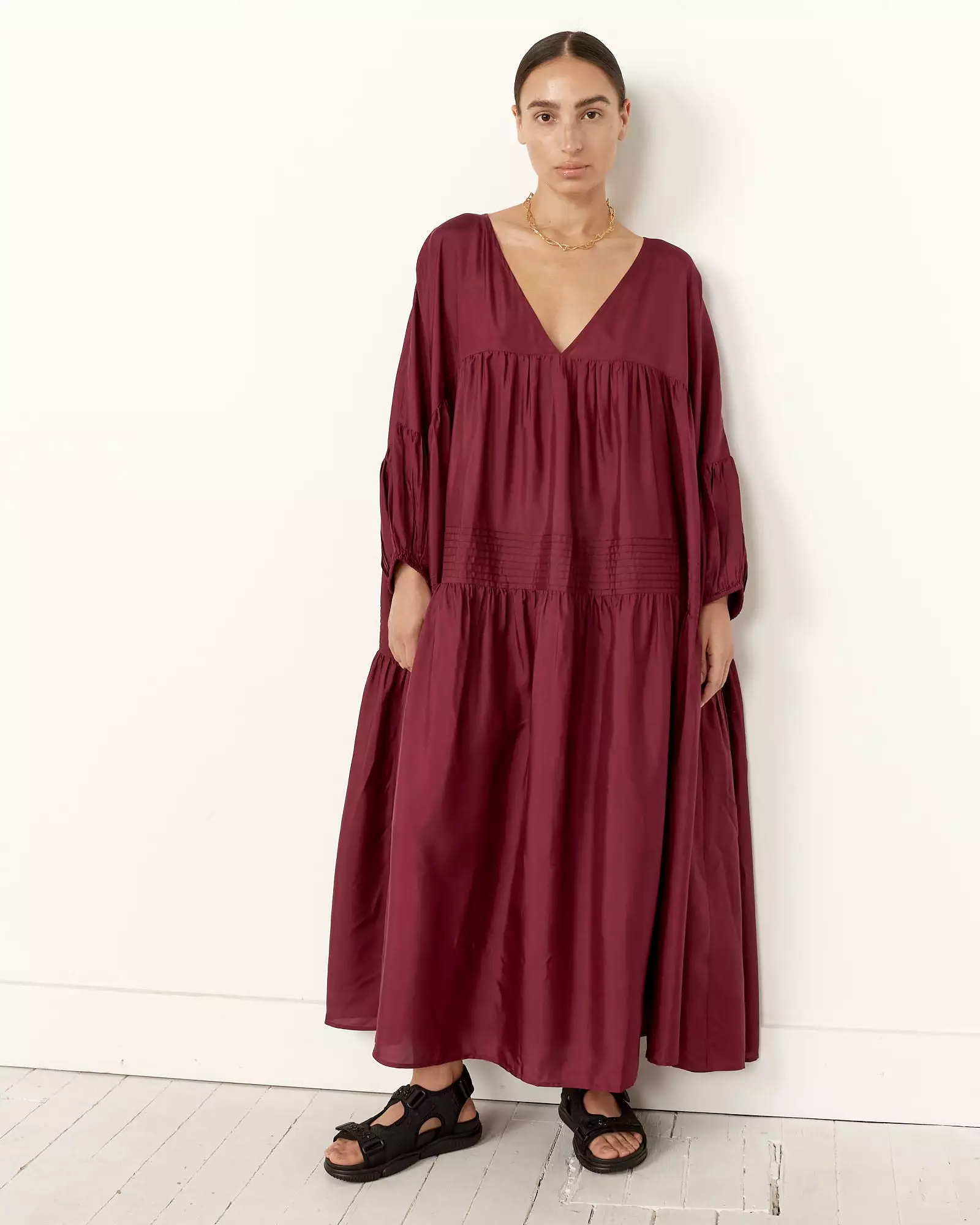 Airi Silk Maxi Dress