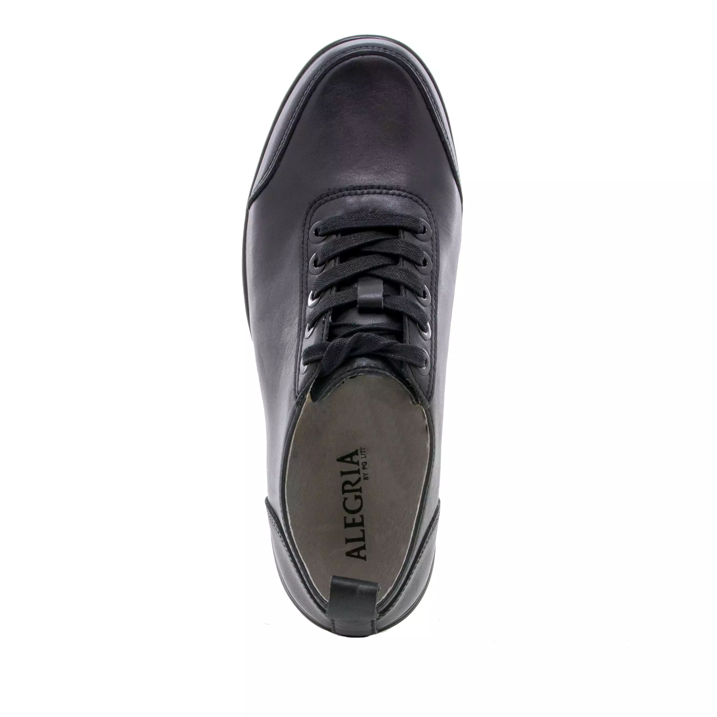 Alegria Men's Stretcher Black Tumbled Shoe