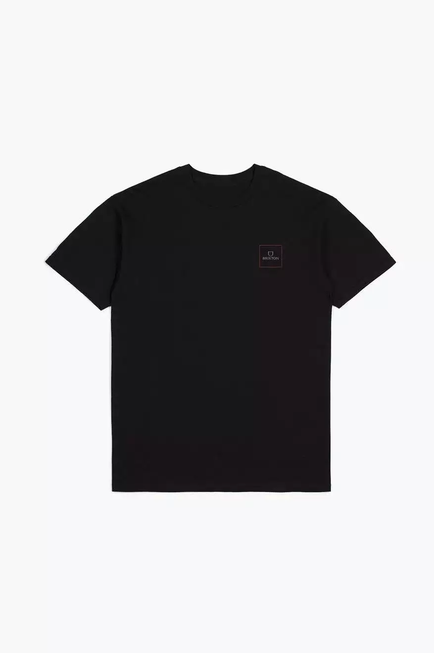 Alpha Square S/S Standard Tee - Black/Casa Red/Sand