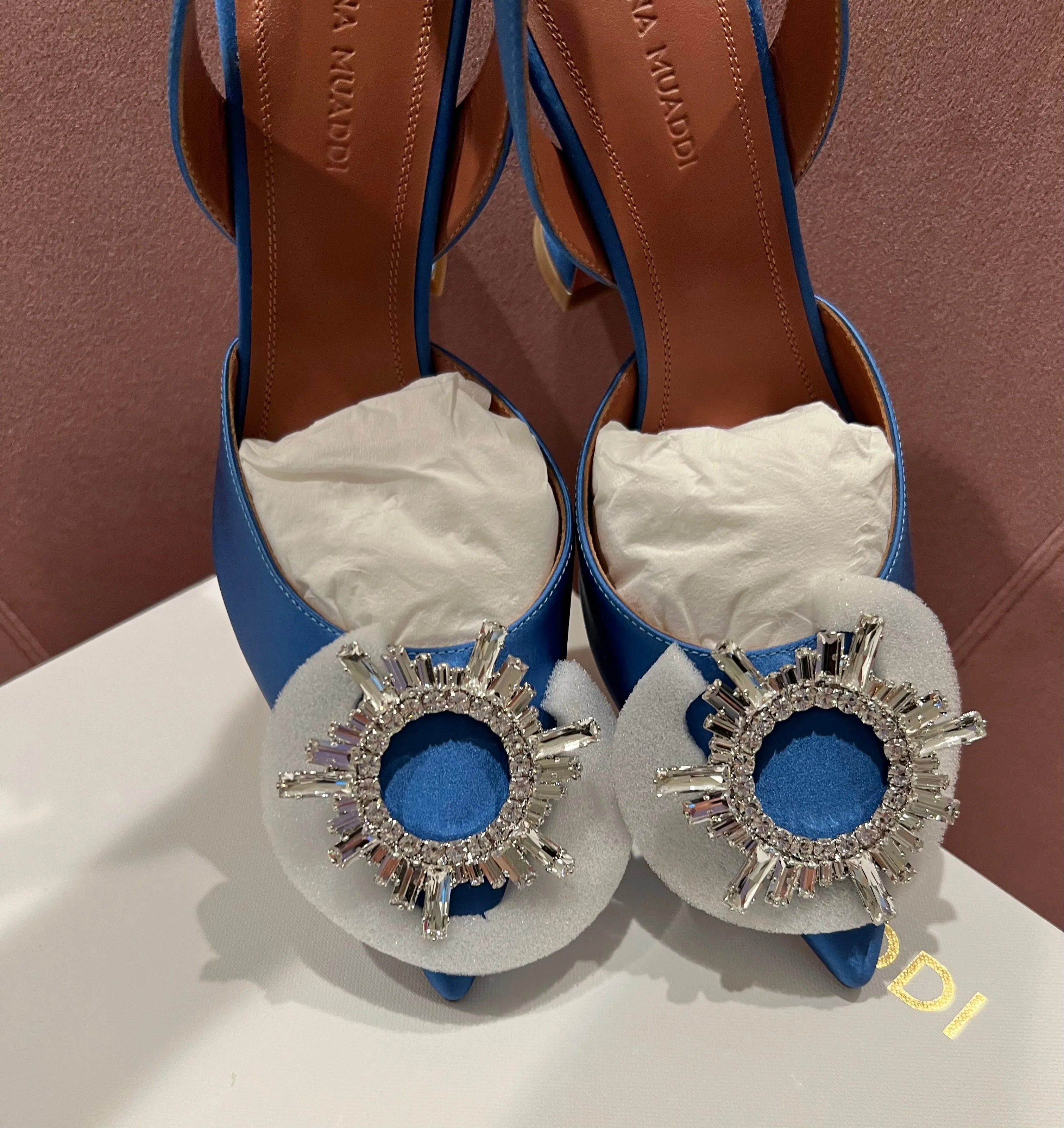 Amina Muaddi Begum Sling Heels