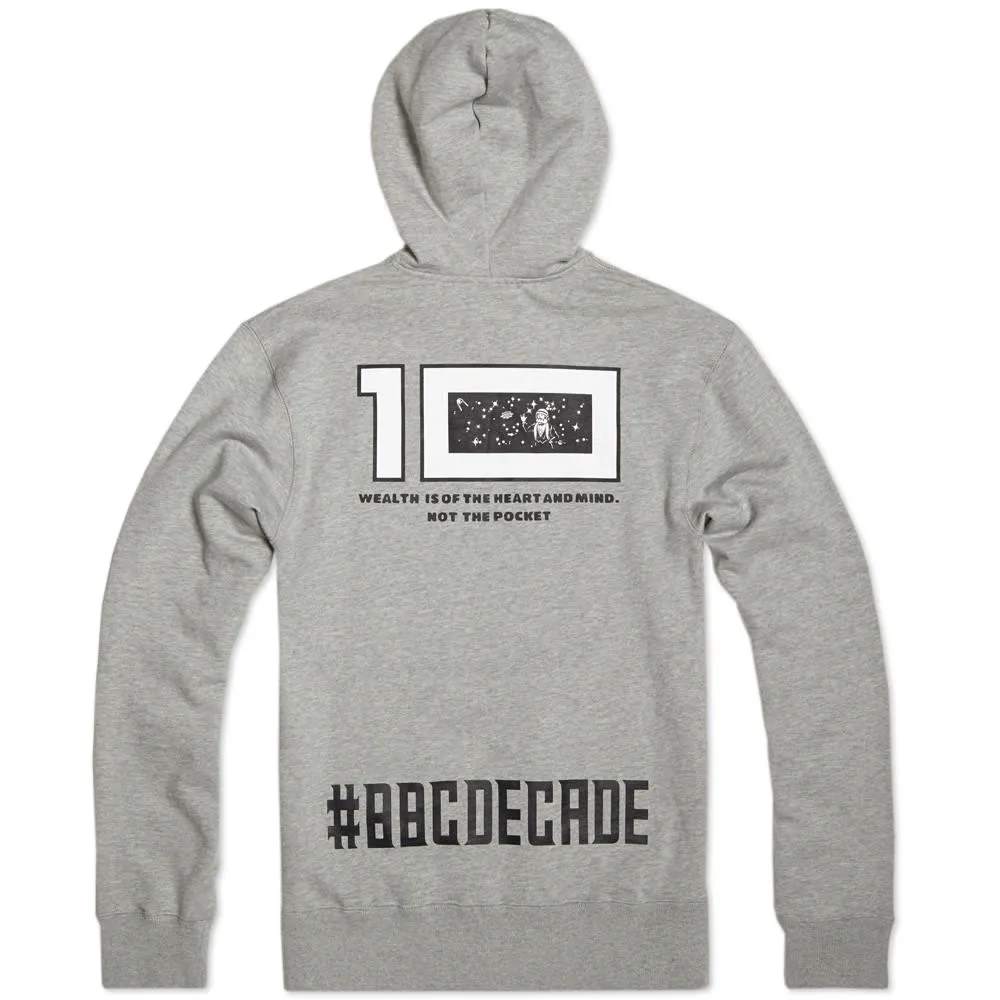 Billionaire Boys Club 10th Anniversary Pullover HoodyHeather Grey