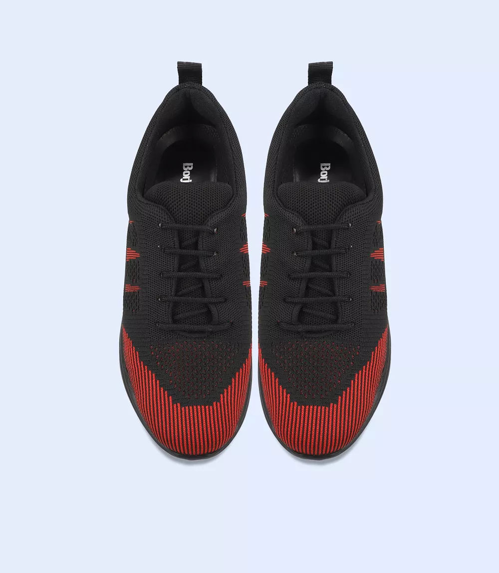 BM5821-BLACK/RED-Men Sports Shoes