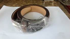 Brooksfield Leather Belt - Brown Suede