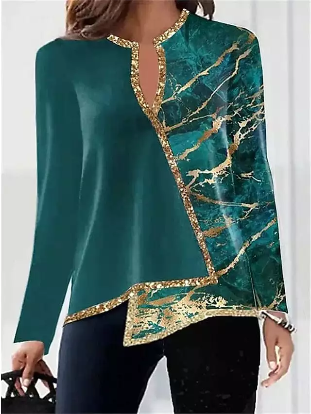 Butterfly Print Velvet Shirt Blouse for Women - Pink, Blue, and Green