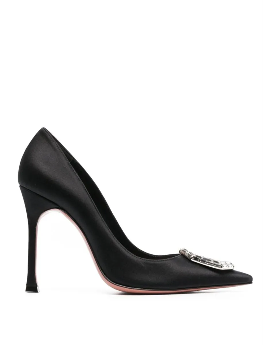 CAMELIA CRYSTAL-EMBELLISHED 105MM PUMPS