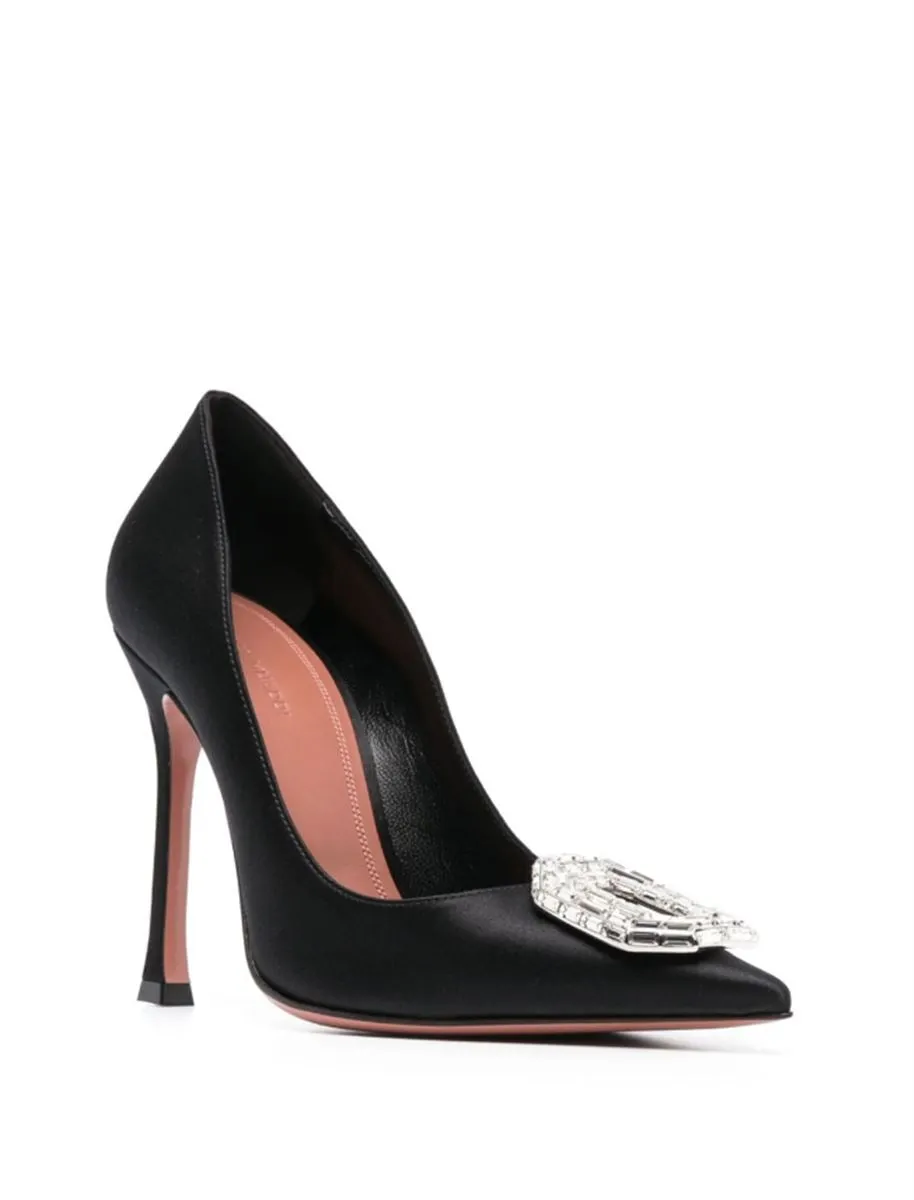 CAMELIA CRYSTAL-EMBELLISHED 105MM PUMPS