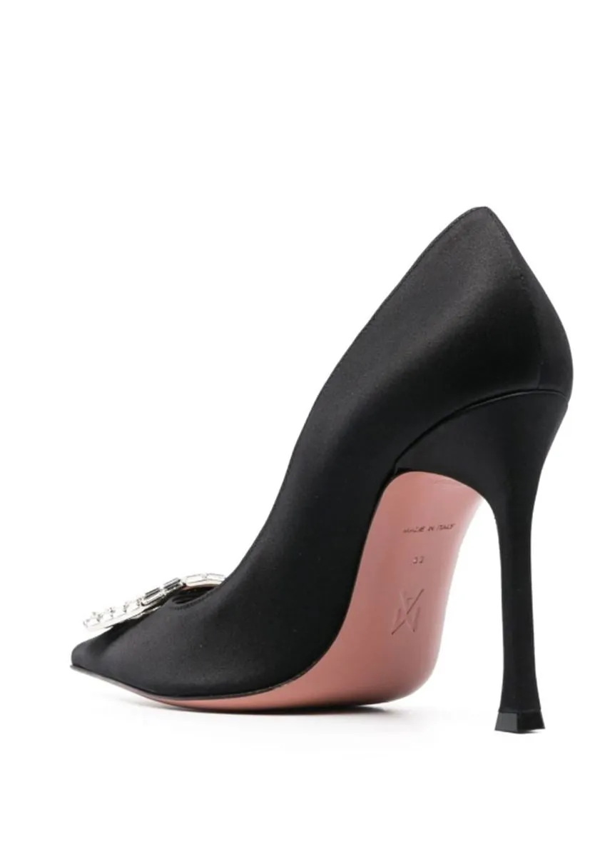 CAMELIA CRYSTAL-EMBELLISHED 105MM PUMPS