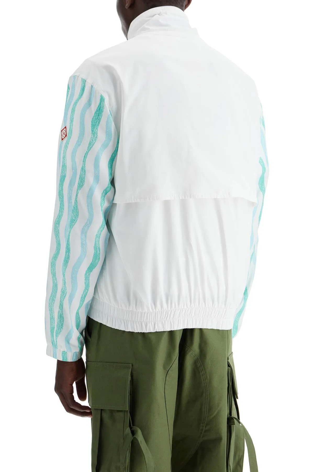 Casablanca windbreaker Jacket With Maison Memphis Printreplace With Double Quote   White