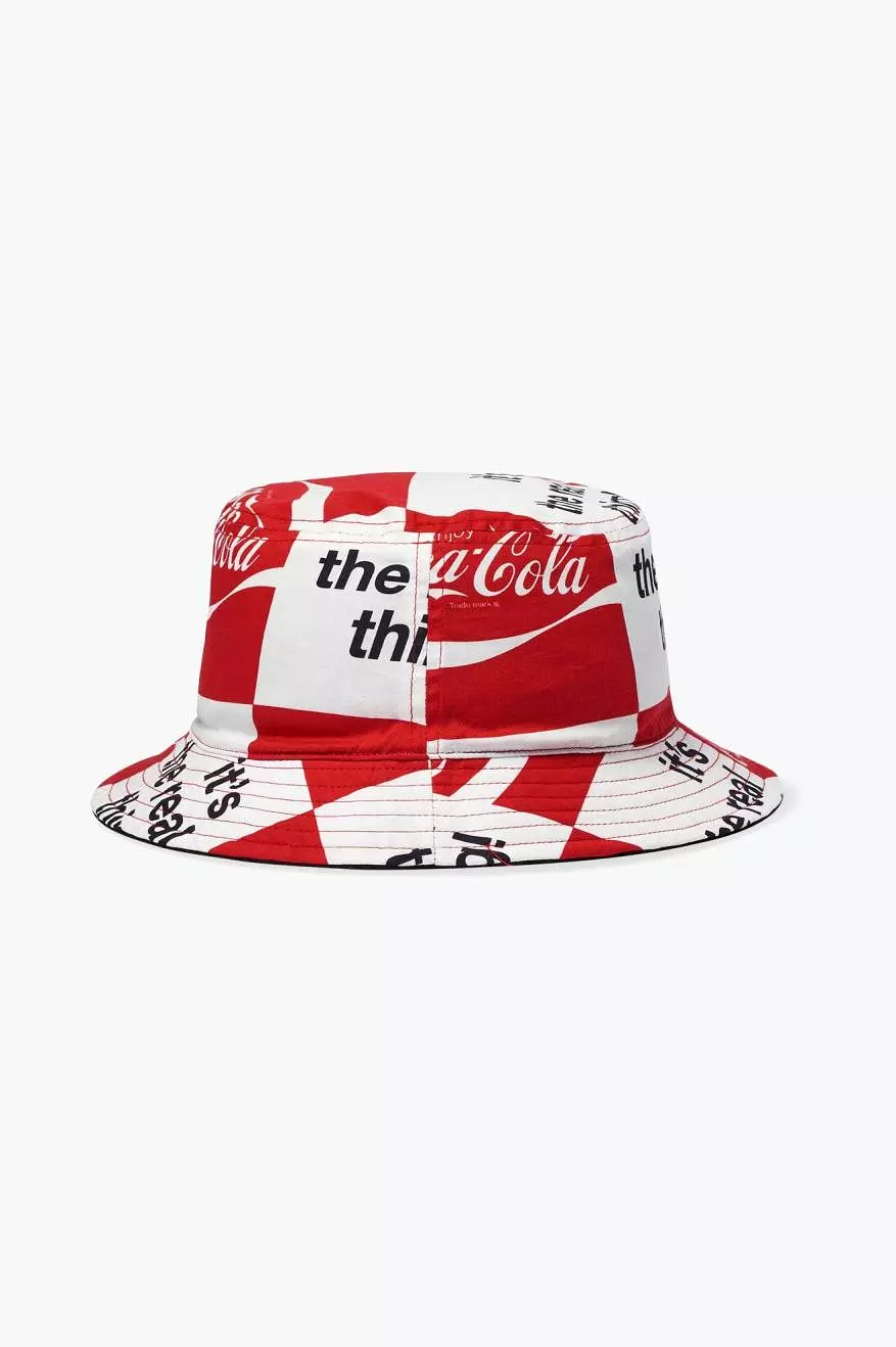 Coca-Cola Good Day Reversible Bucket Hat  - Coke Red/Black