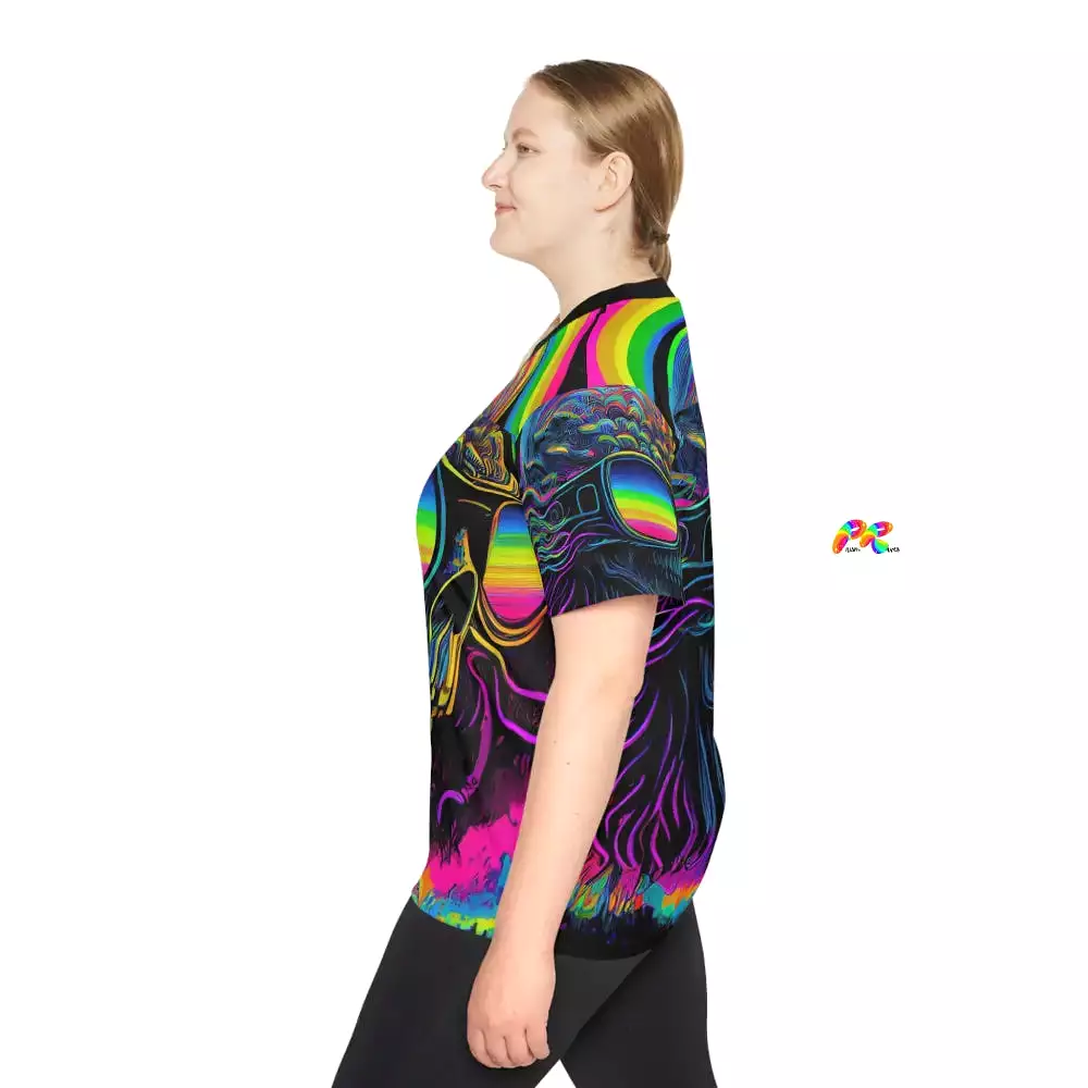 Cool Alien Rave Football Jersey