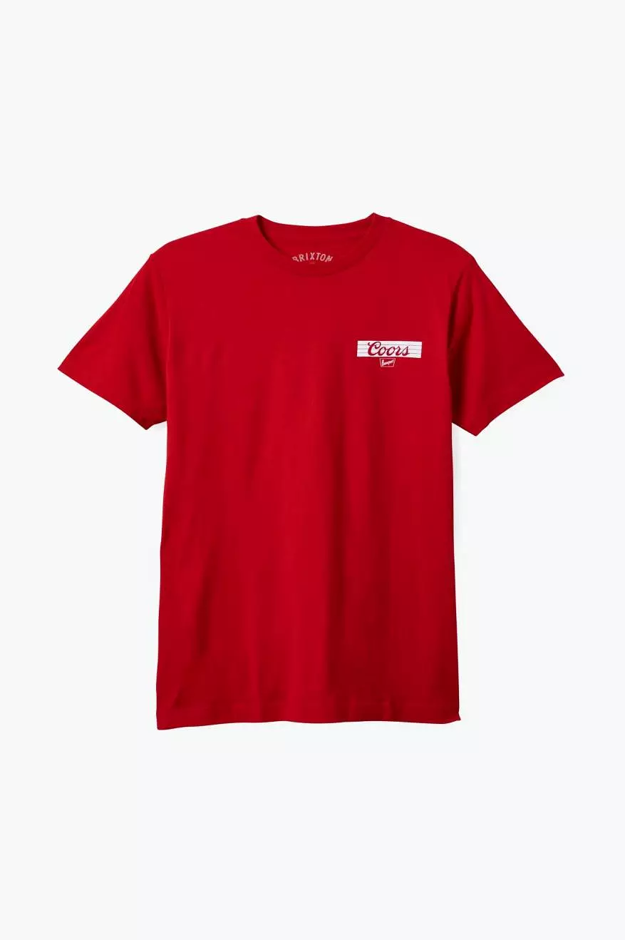 Coors Bar S/S Standard Tee - Red