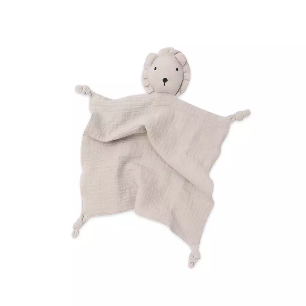 Cotton Baby Comforter Leo The Lion — Ivory