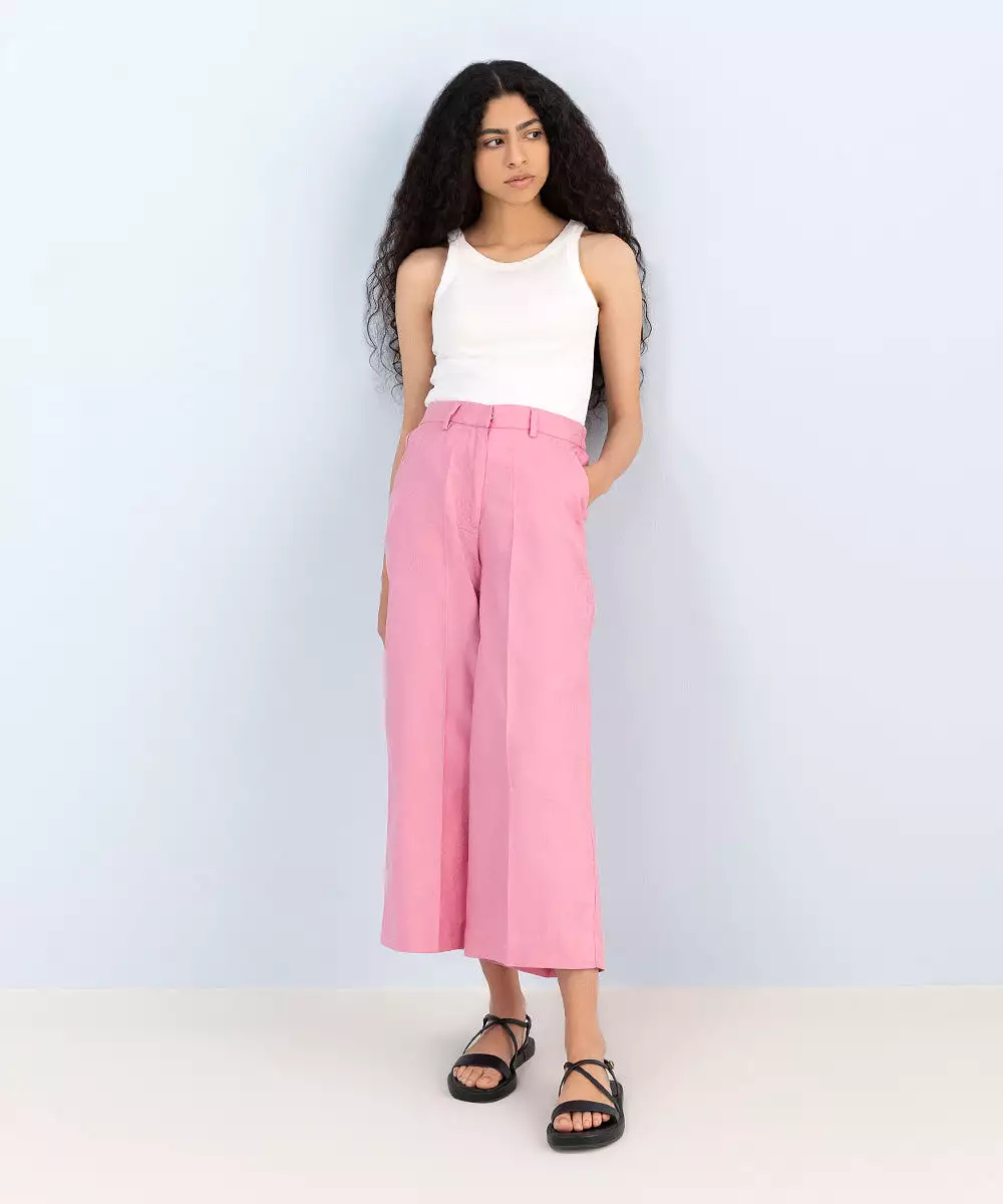 Cotton Jacquard Culottes