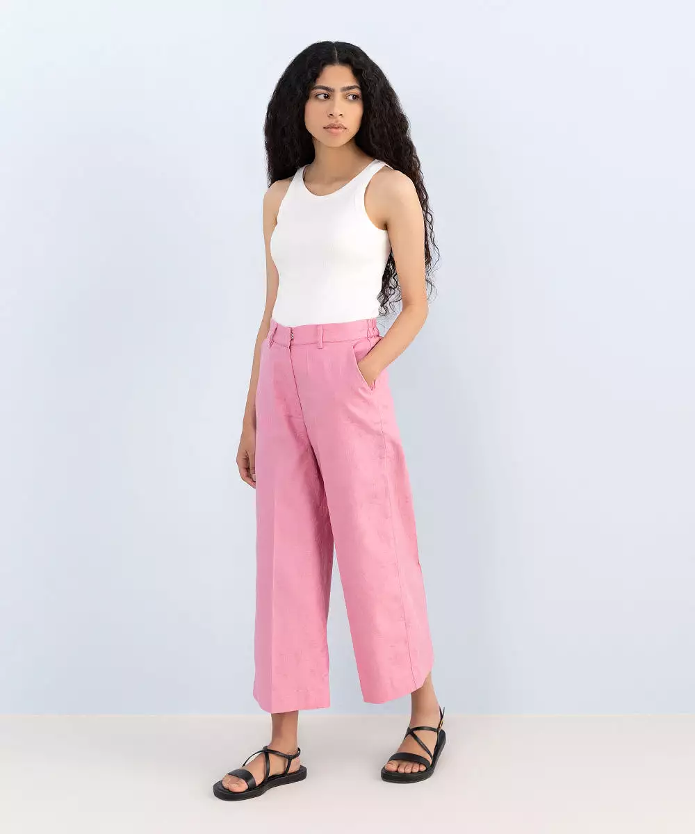 Cotton Jacquard Culottes