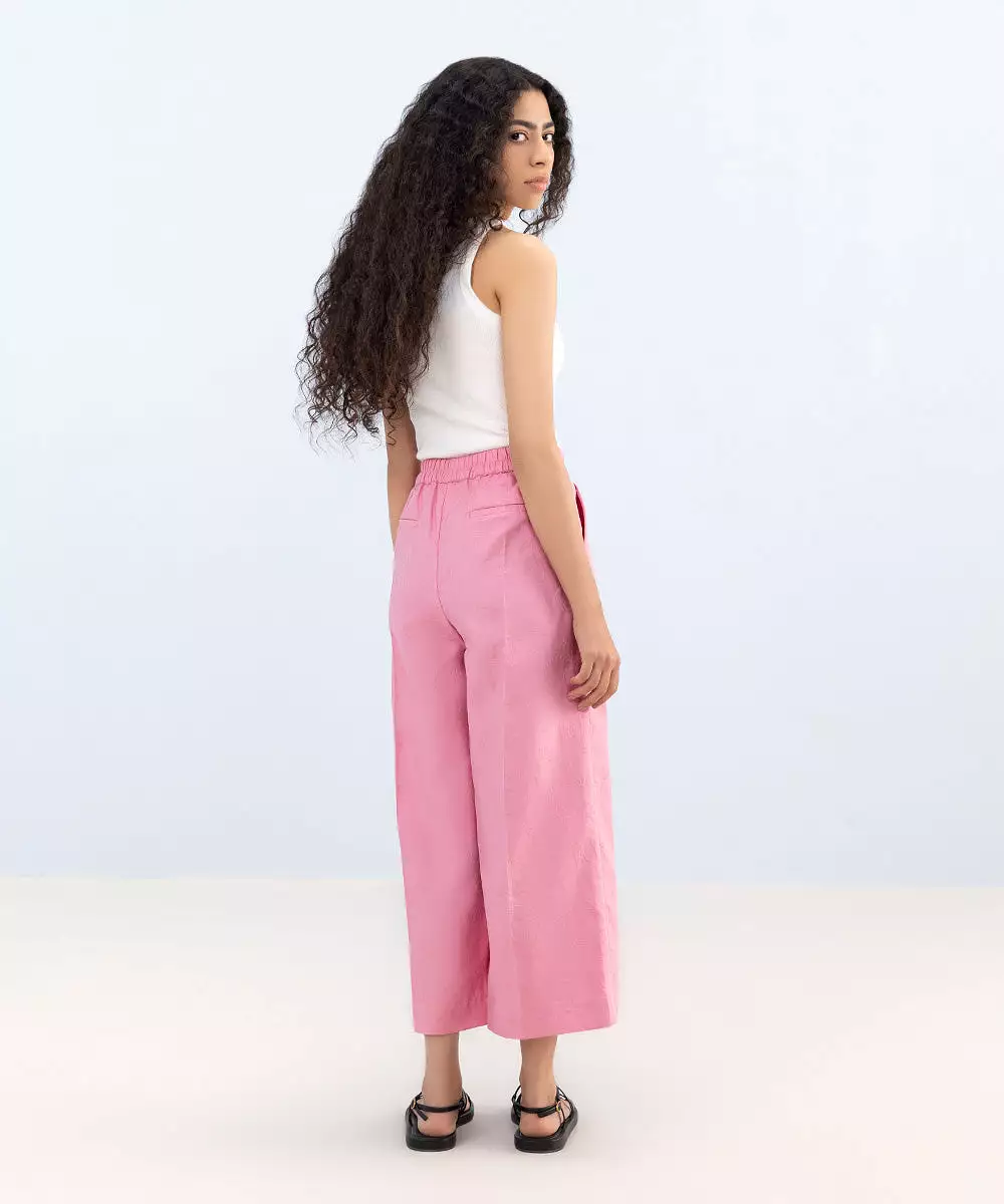 Cotton Jacquard Culottes