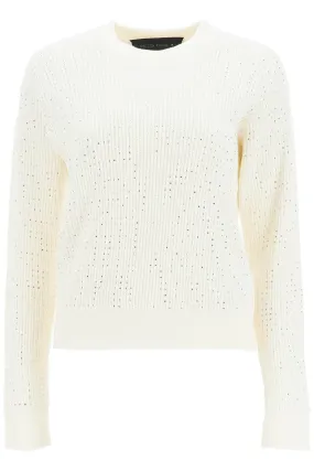 crewneck pullover with GWP00836 P001478 NATURAL WHITE