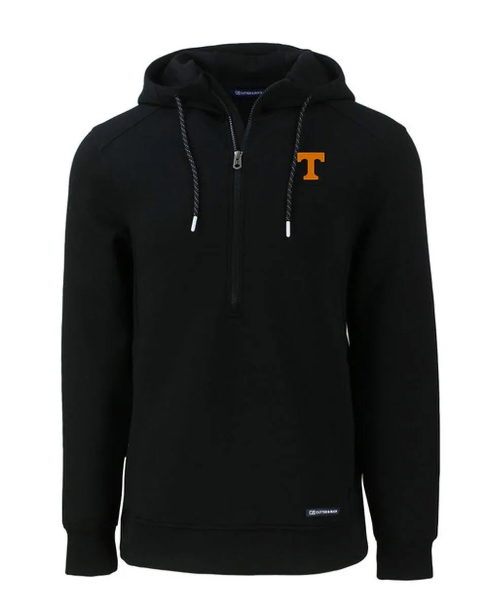 Cutter & Buck Tennessee Volunteers Roam Eco Half Zip Recycled Mens Pullover Hoodie