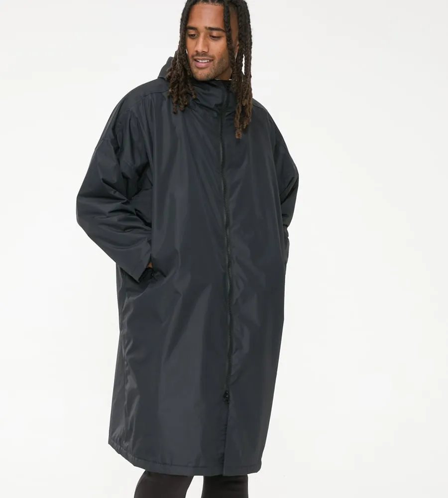 D555 Mens Sherpa Lined Showerproof Changing Robe (WEBBER)