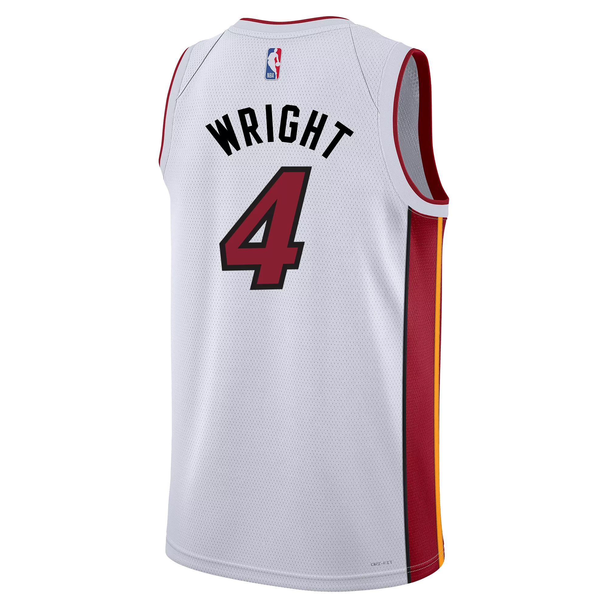 Delon Wright Nike Miami HEAT Association White Swingman Jersey