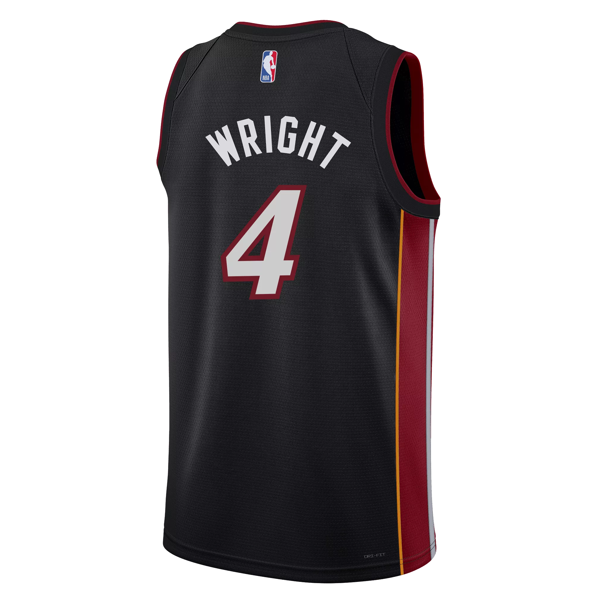 Delon Wright Nike Miami HEAT Icon Black Swingman Jersey