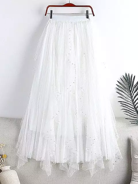 Elegant and Versatile Women's One-Size Swing Long Skirt