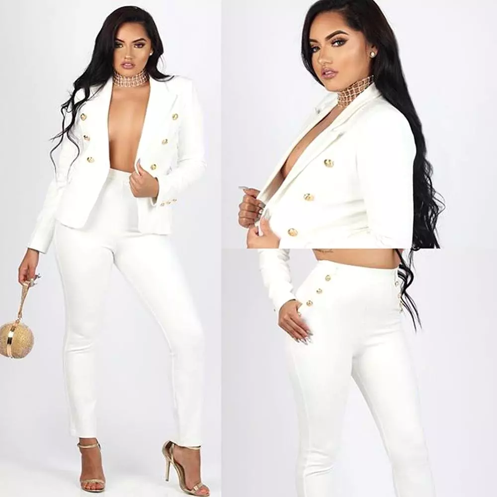 Elegant Two Piece Women Pantsuit