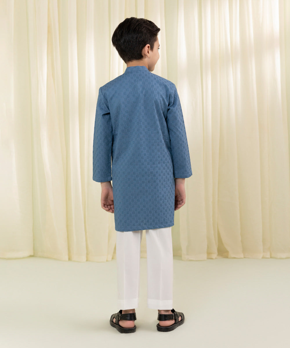 Embroidered Cotton Kurta