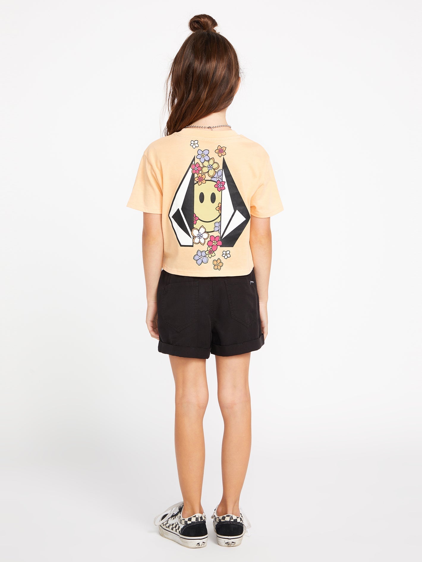 Girls Pocket Dial Short Sleeve Tee - Citron