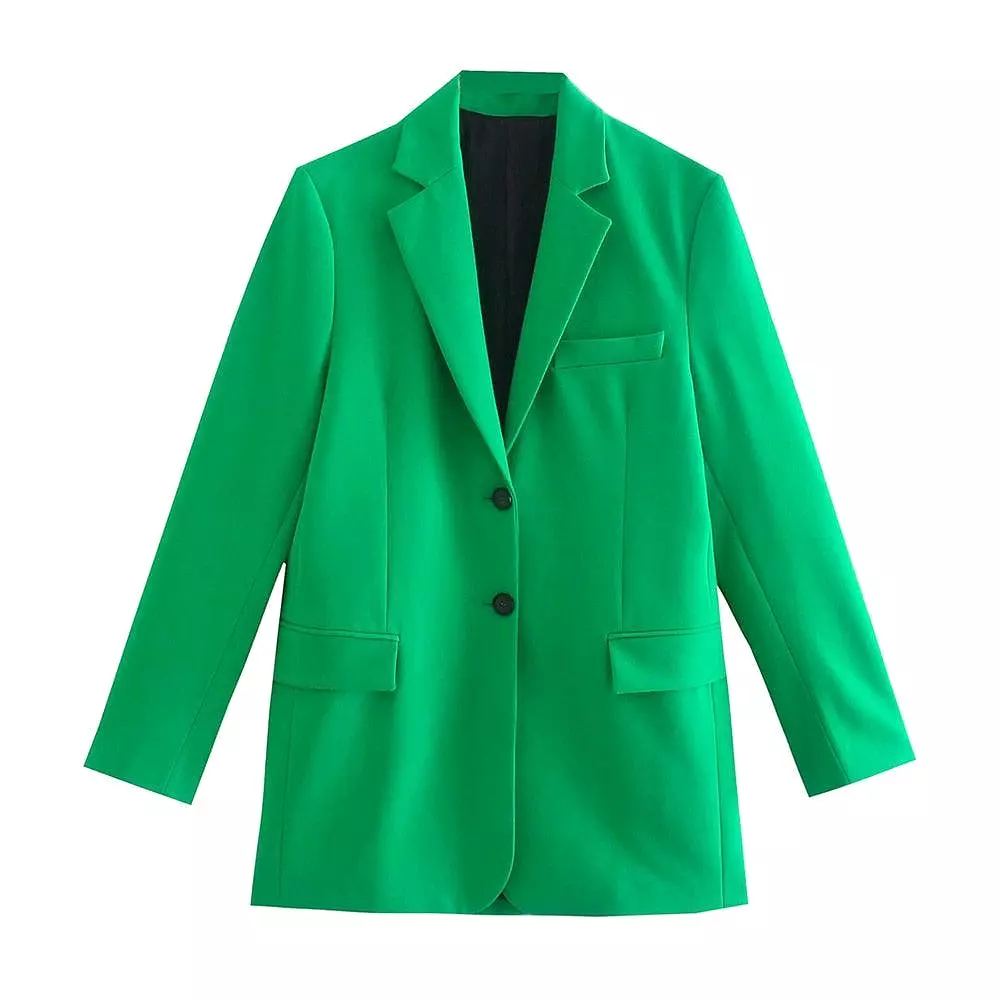 Green Mini Skirt Suit