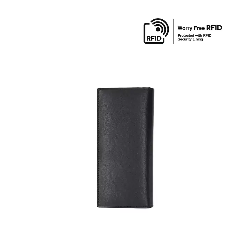 Gunder Long Men's Wallet - Black