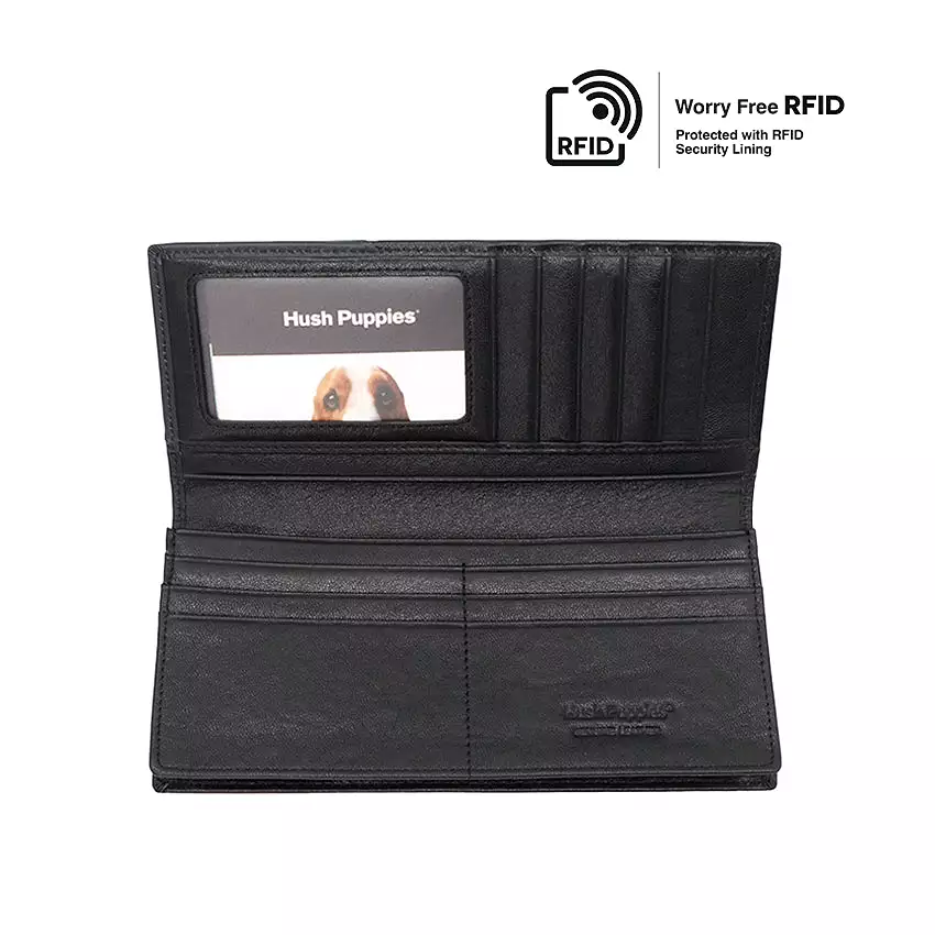 Gunder Long Men's Wallet - Black