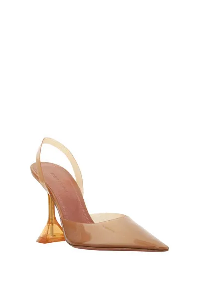 Holli Glass Slingback - Nude