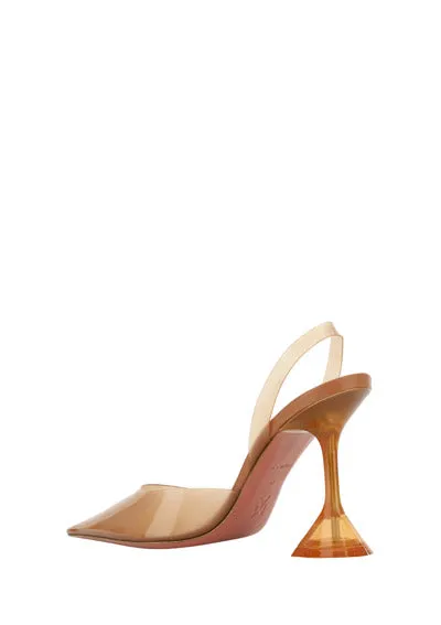 Holli Glass Slingback - Nude