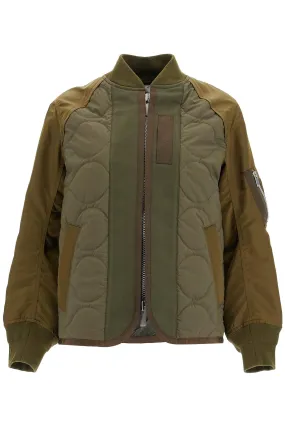 hybrid nylon and ripstop jacket