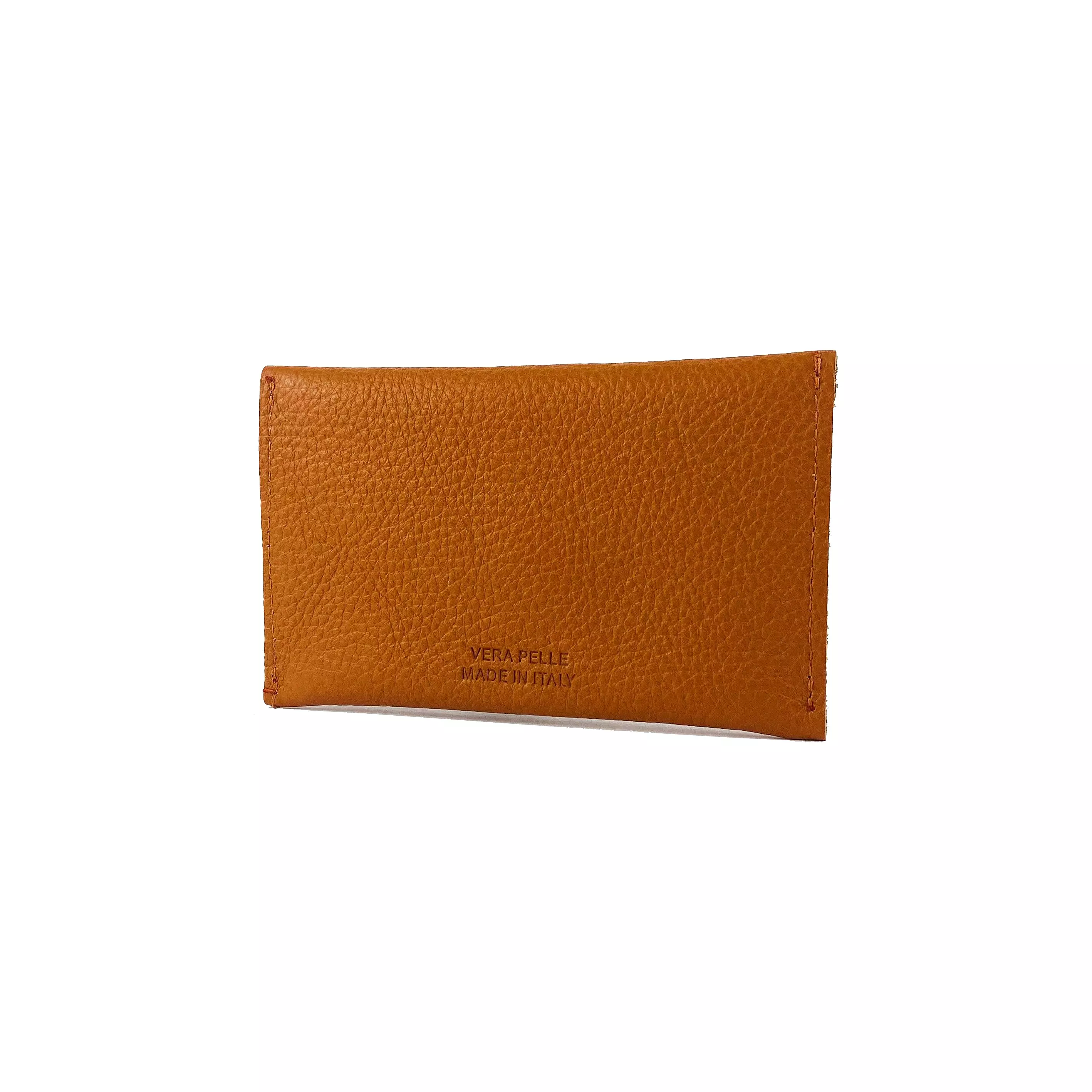 K0040LB | Sachet with flap Made in Italy in genuine full grain leather