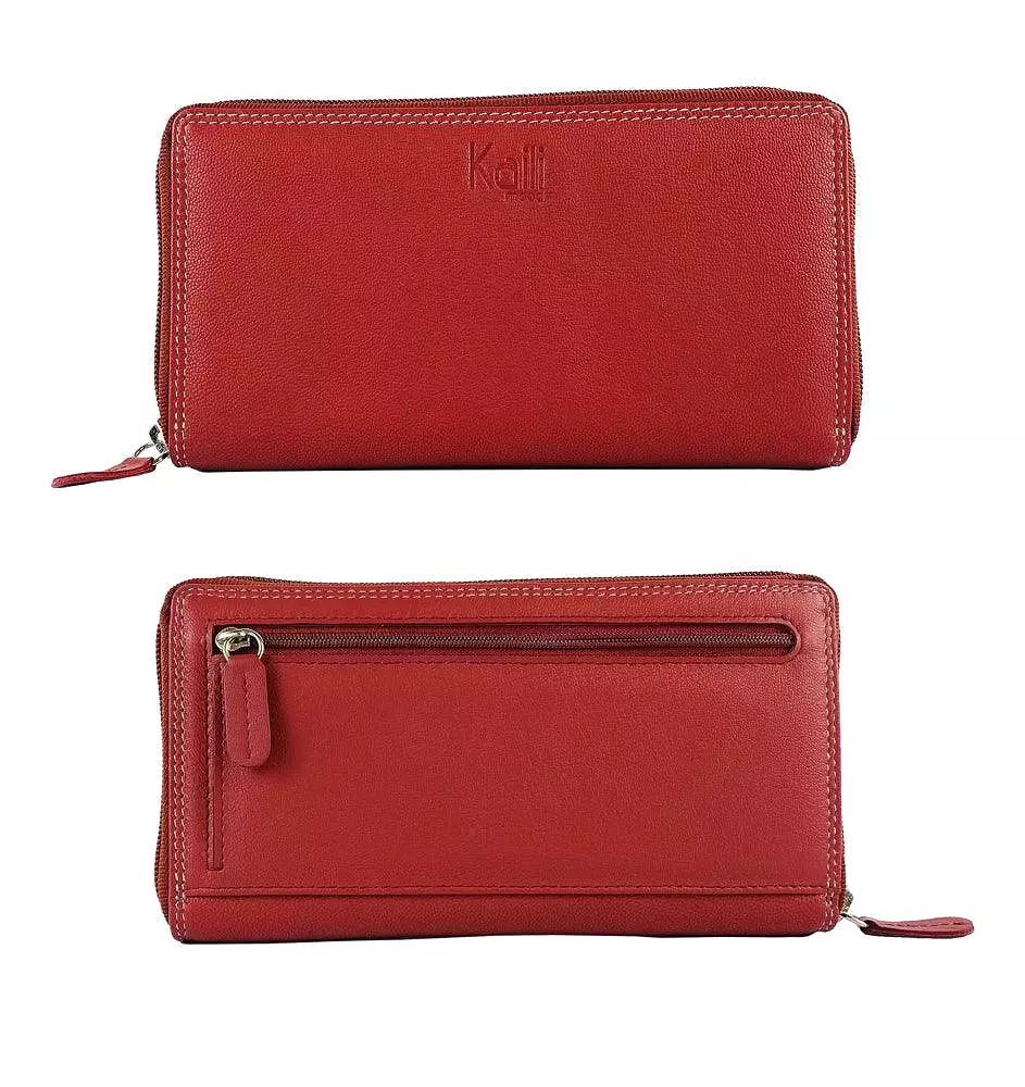 K10238VB | Women's wallet in genuine full-grain leather