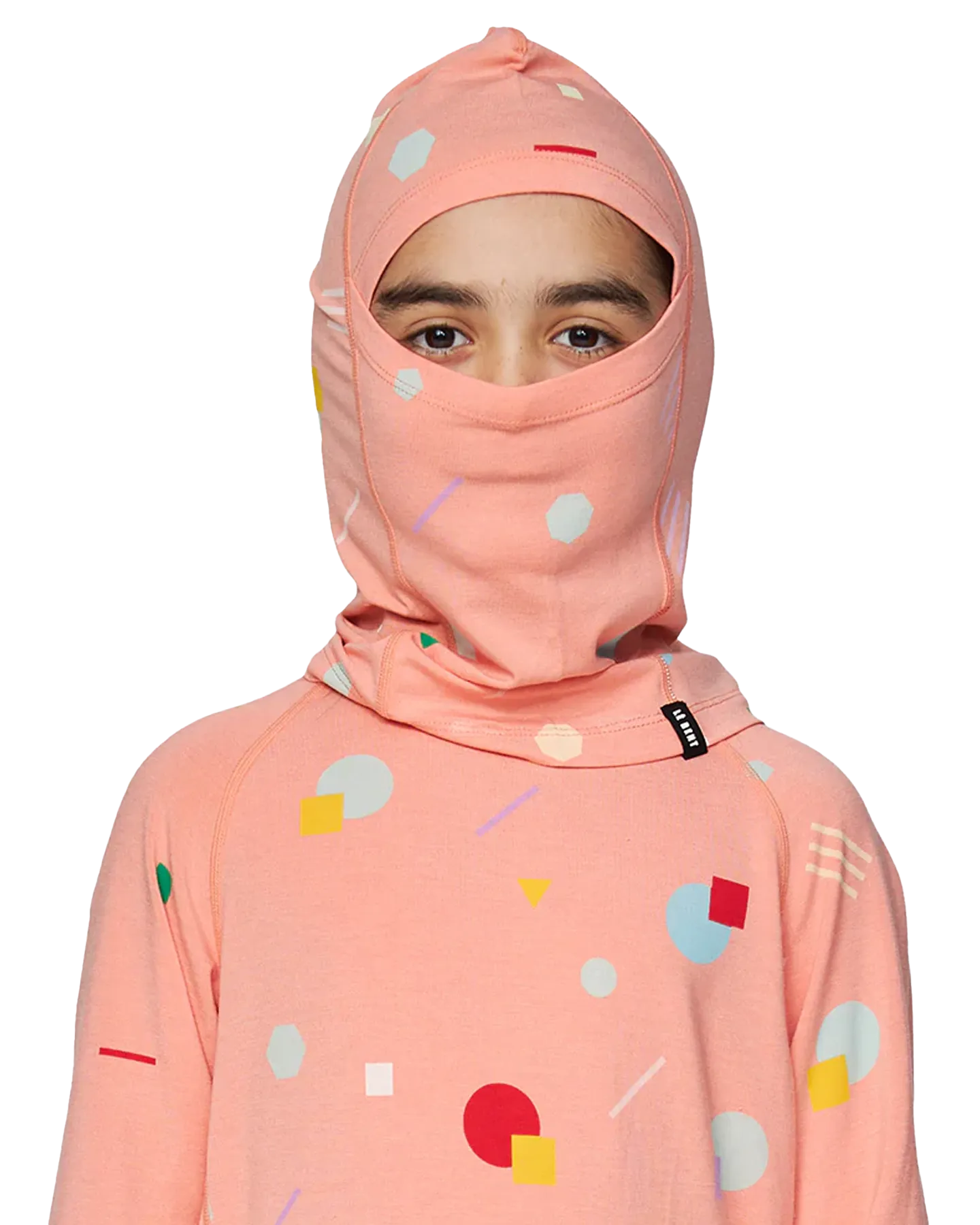 Le Bent Kids' Confetti Midweight Balaclava - Black | Shop Headwear at Trojan Wake Ski Snow & Snow Skiers Warehouse