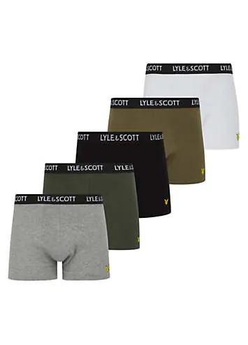 Lyle & Scott Lounge Miller Pack of 5 Underwear Trunks | Grattan