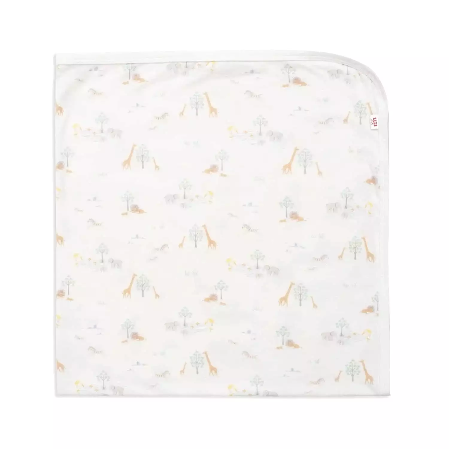 Magnetic Me - White Serene Safari Baby Blanket