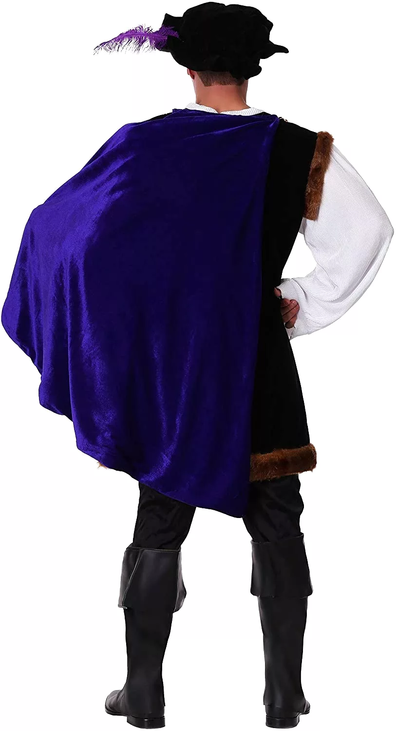 Men's Noble Ren Faire Costume Adult Renaissance Nobleman Costume X- Large