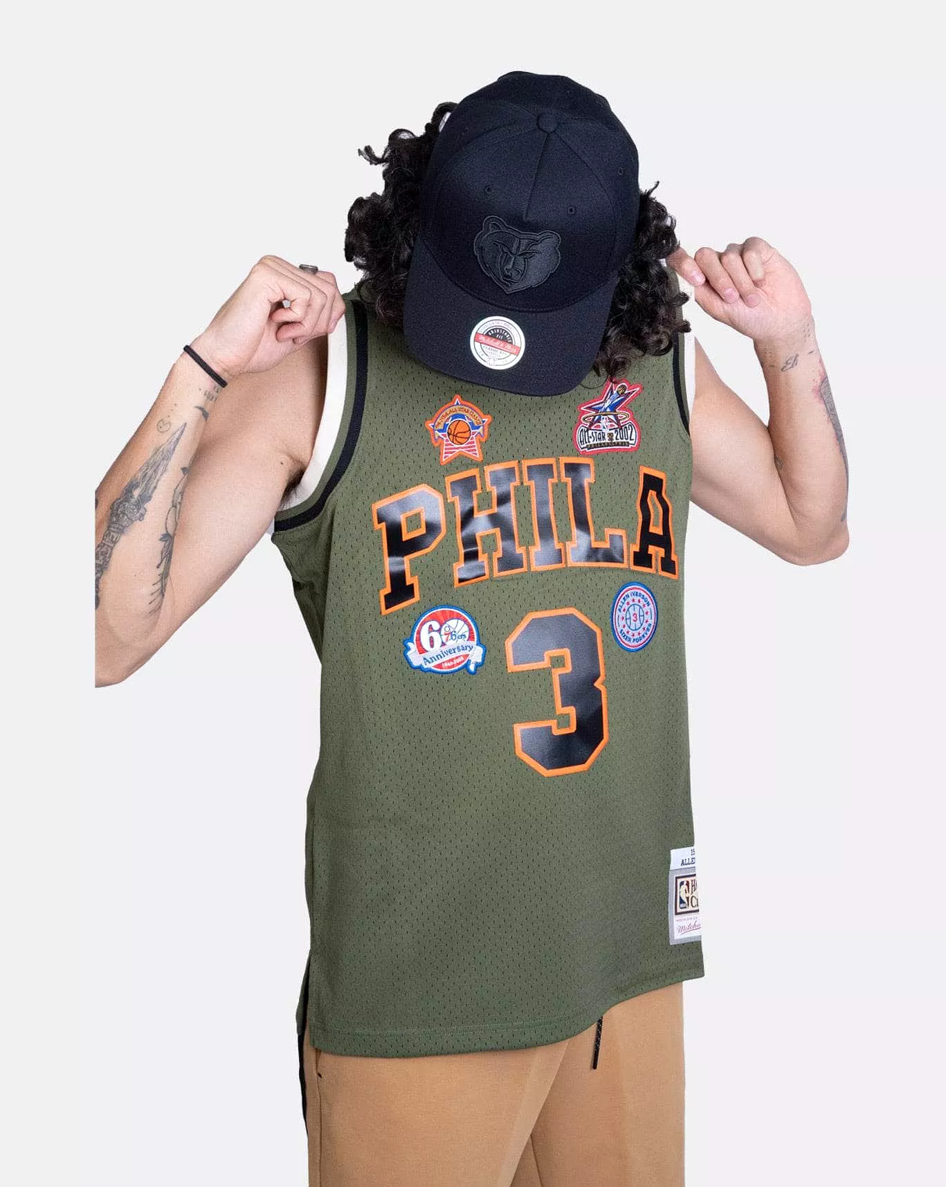 Mitchell & Ness Sixers Iverson Flight Swing Jersey