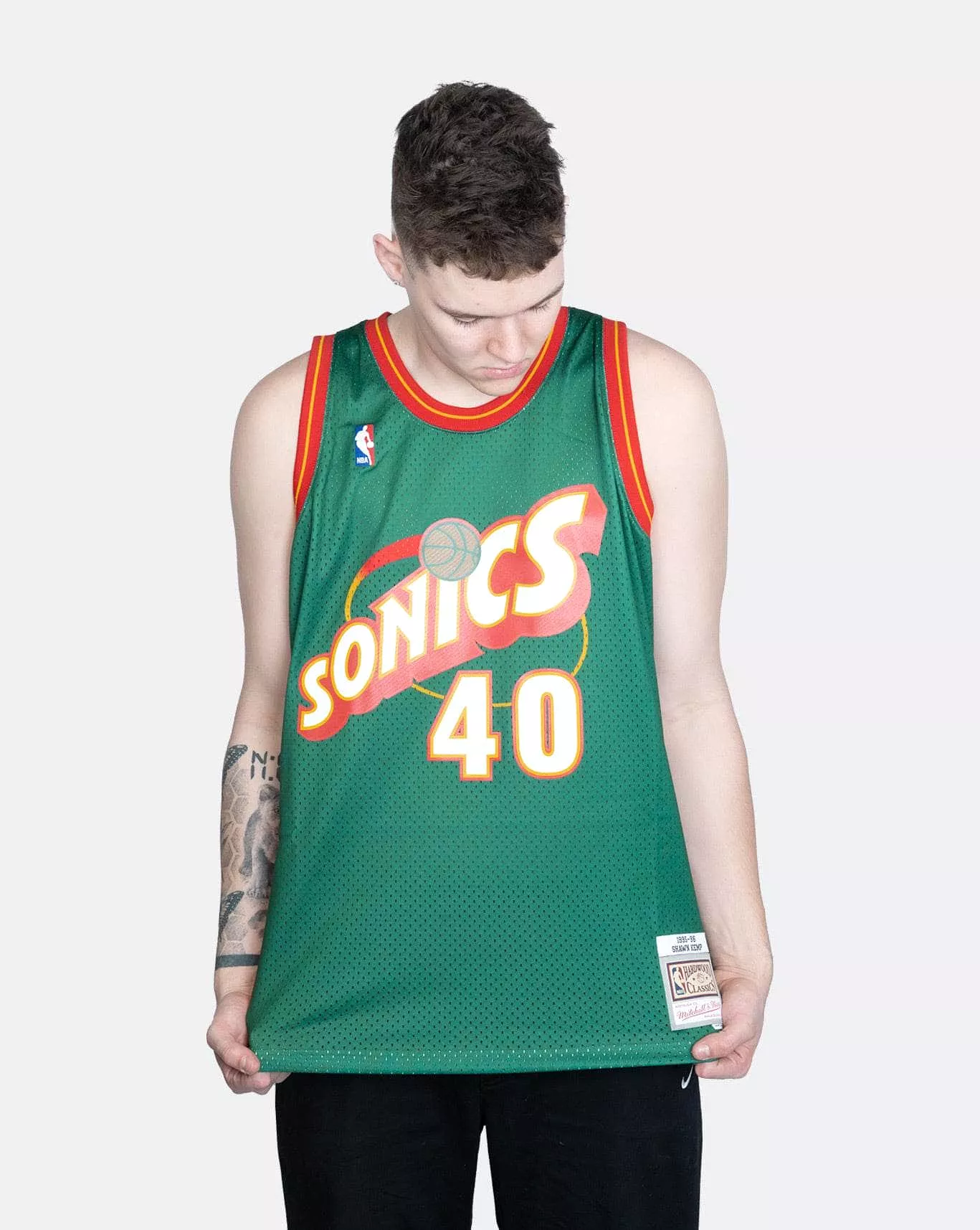 mitchell and ness sonics Kemp 95-96 swingman jersey