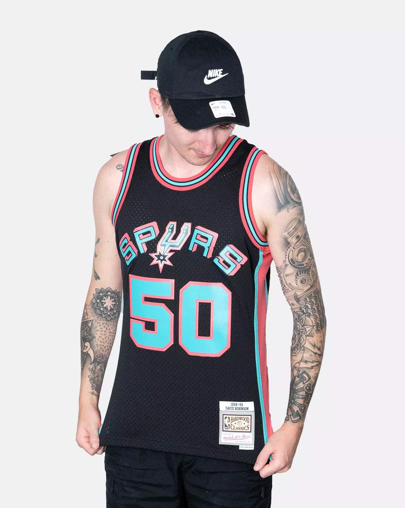 Mitchell and Ness Spurs Robinson 1998 Swingman jersey