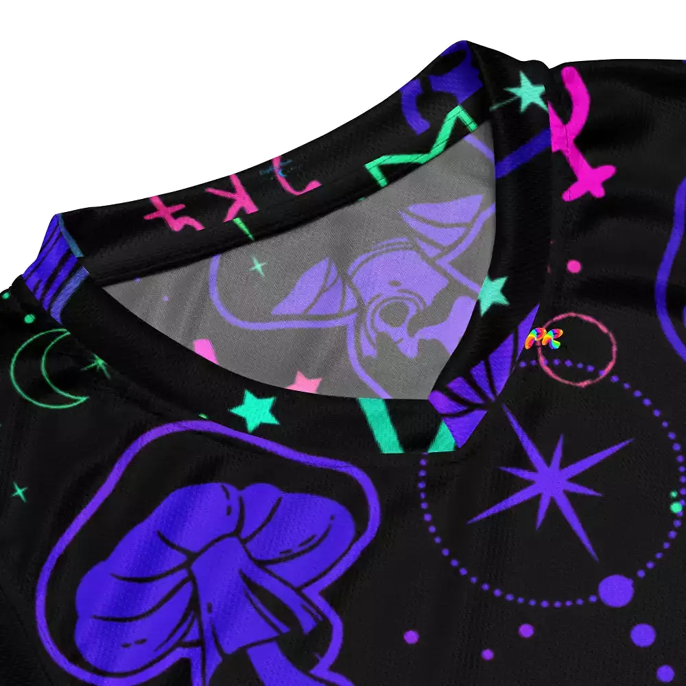 Mushroom Cult Rave Basketball Jersey