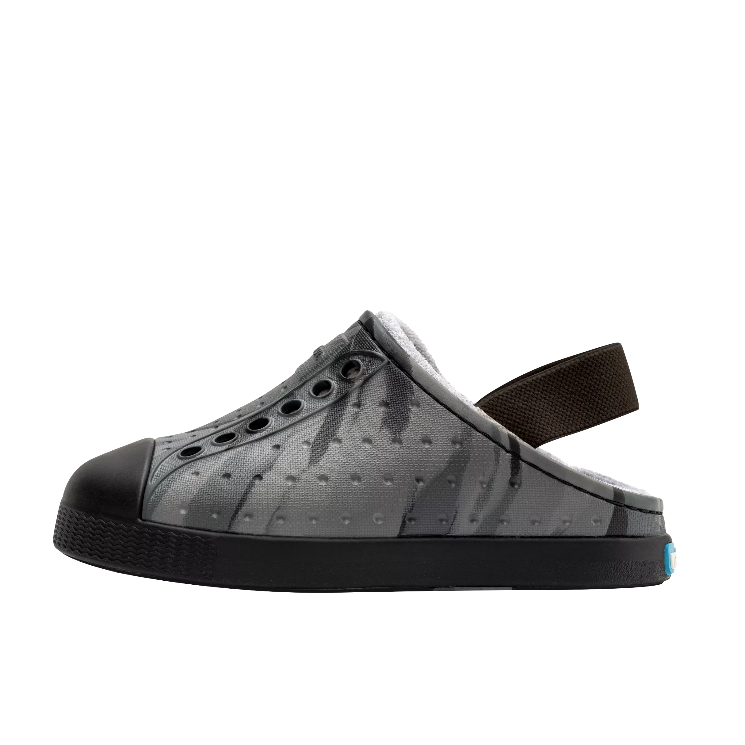 Native Jefferson French Terry Little Kids - Gravity Grey Marble / Jiffy Black