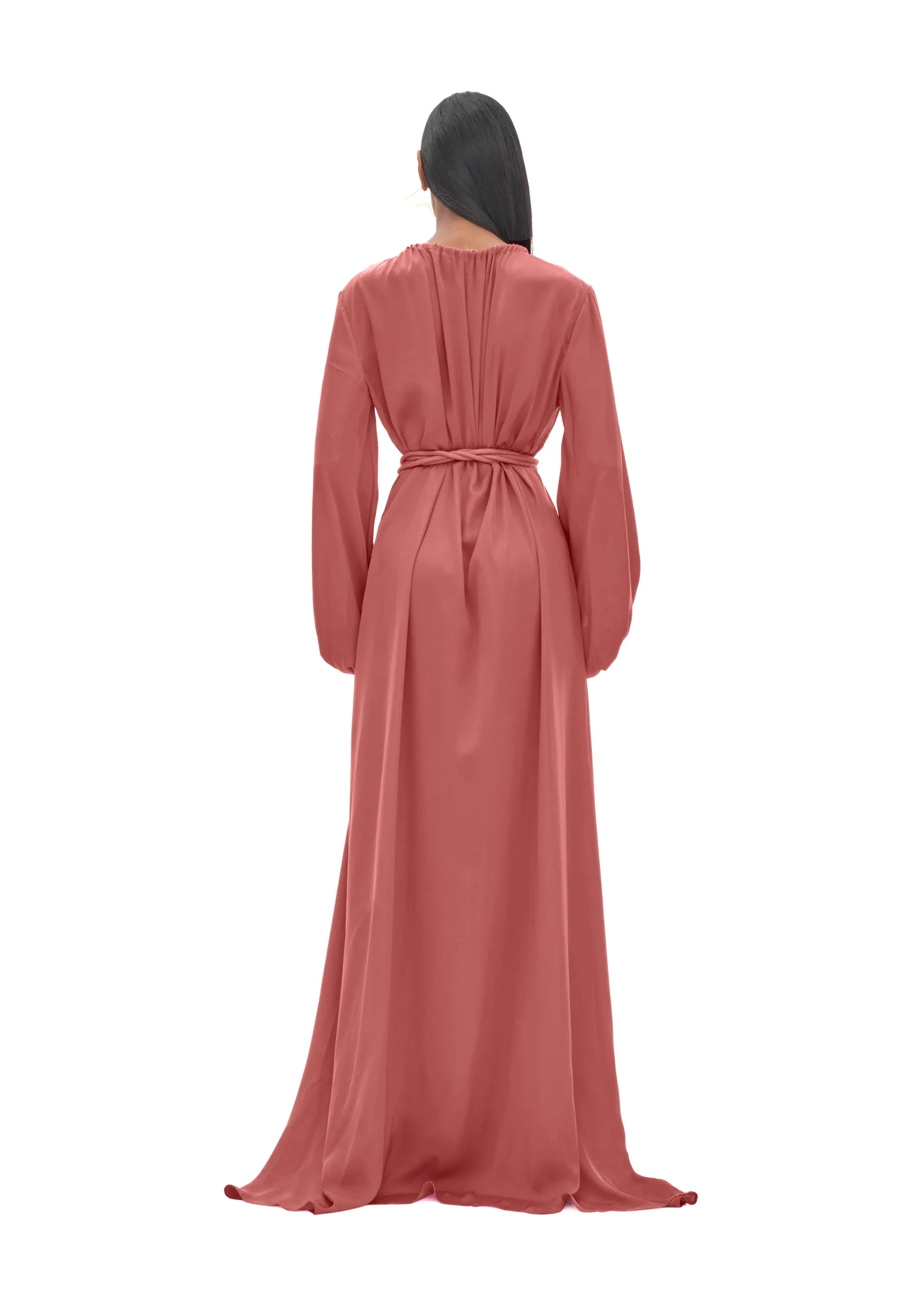 NEEMA DUSTY APRICOT ROBE