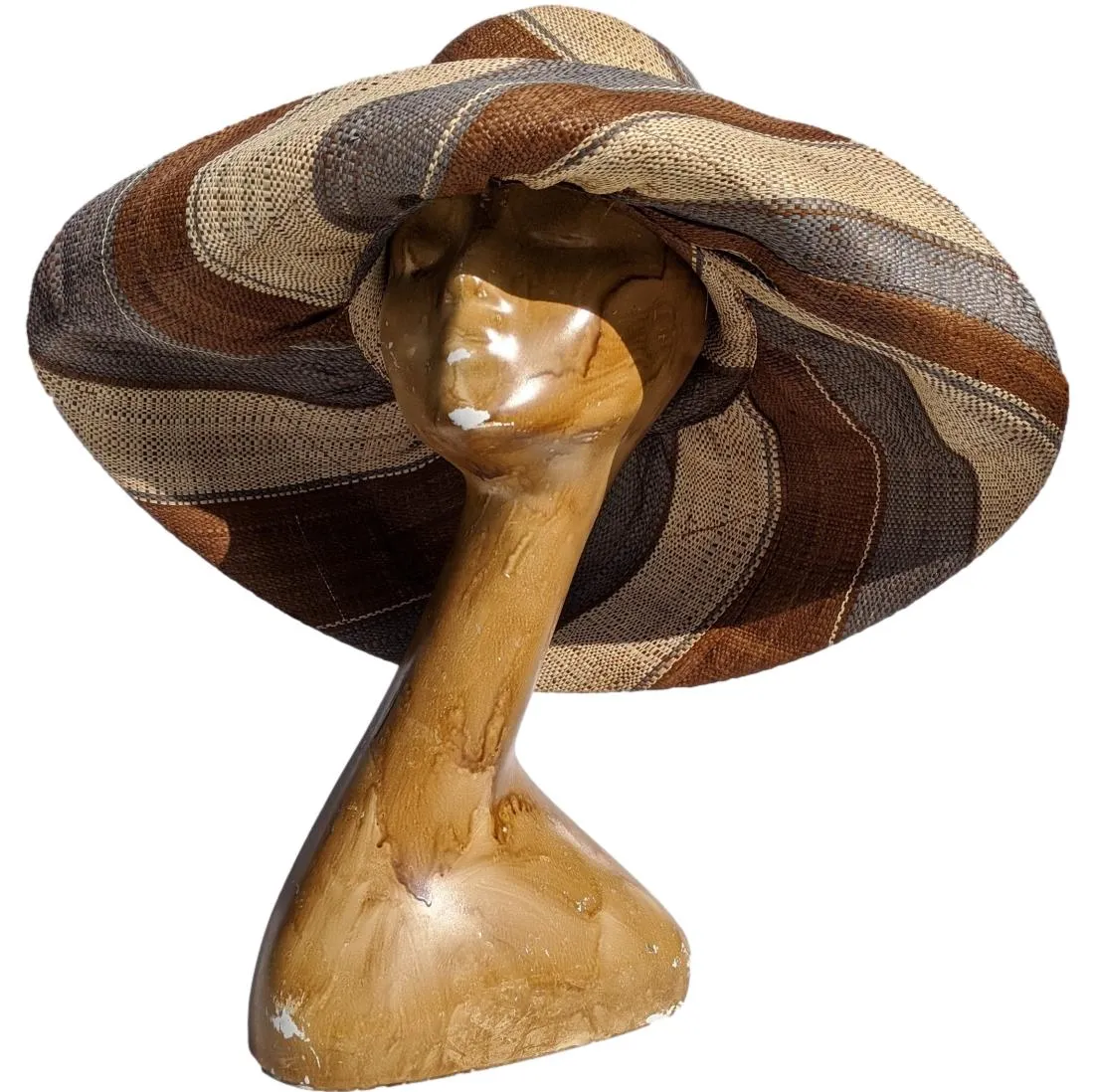 Neutral Colors Raffia Sun Hat for Women | Lightweight Wide Brim | 5