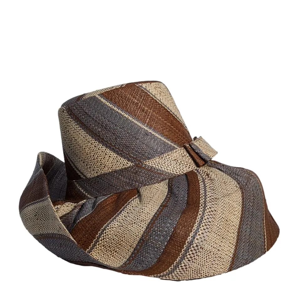 Neutral Colors Raffia Sun Hat for Women | Lightweight Wide Brim | 5